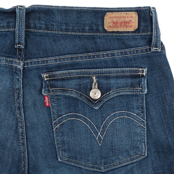 Levis 524 Jeans Too Superlow Boot Low Rise Medium - Picture 5 of 8